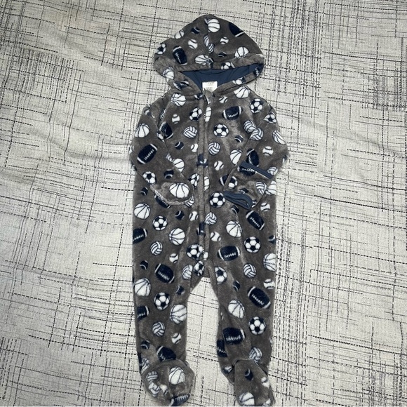 Mick Mack Football Themed Baby Warm Suit 6/9 M - Picture 1 of 3